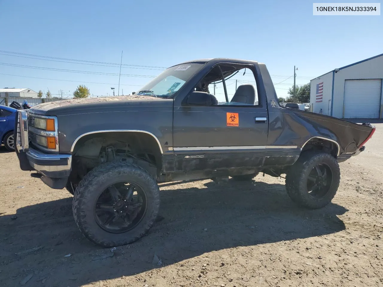 1992 Chevrolet Blazer K1500 VIN: 1GNEK18K5NJ333394 Lot: 73010984