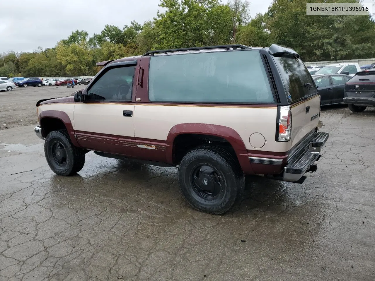 1993 Chevrolet Blazer K1500 VIN: 1GNEK18K1PJ396916 Lot: 72332554