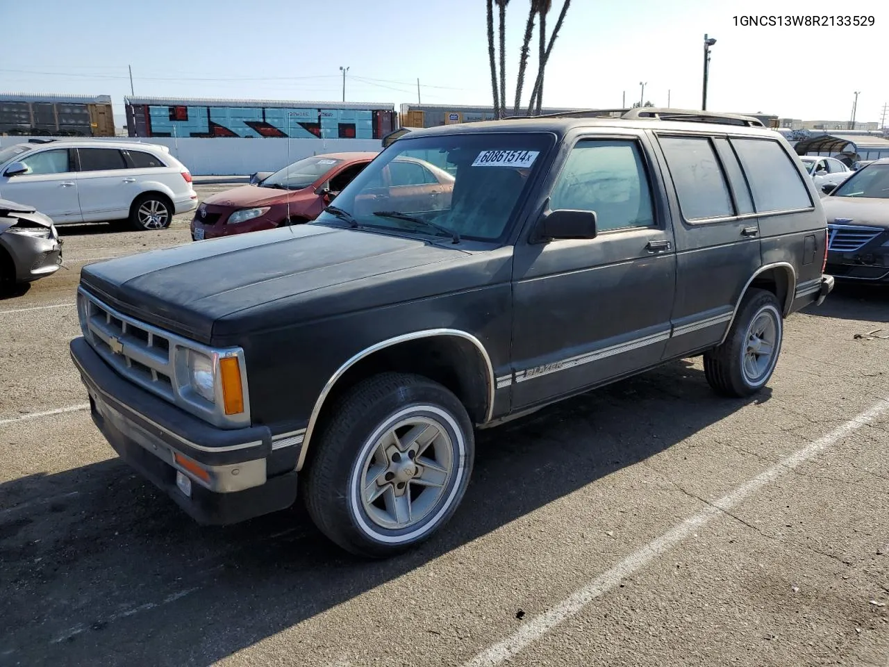 1994 Chevrolet Blazer S10 VIN: 1GNCS13W8R2133529 Lot: 60861514