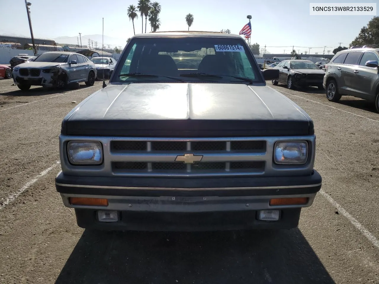 1994 Chevrolet Blazer S10 VIN: 1GNCS13W8R2133529 Lot: 60861514