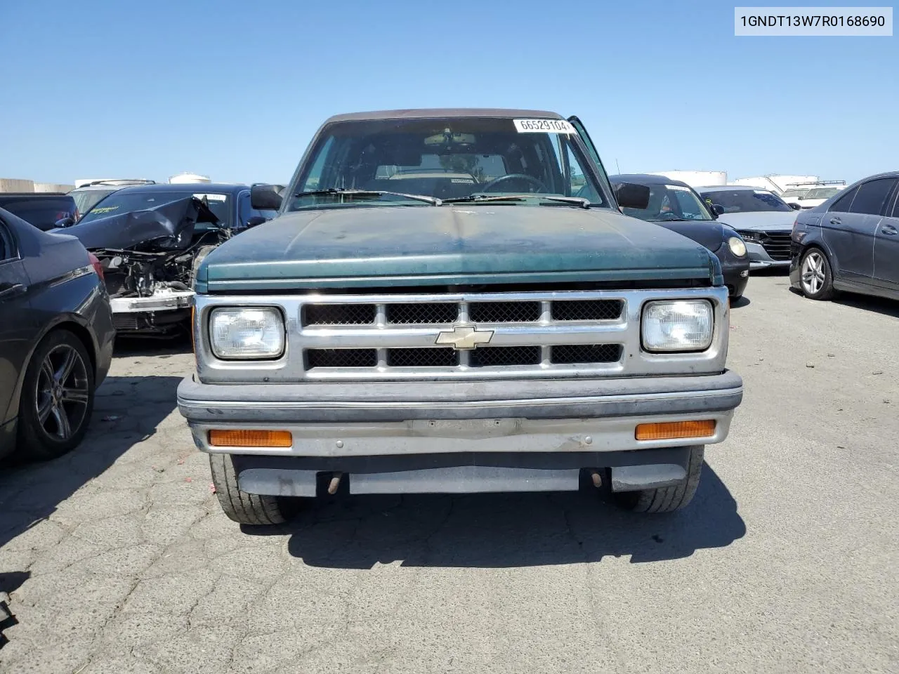 1994 Chevrolet Blazer S10 VIN: 1GNDT13W7R0168690 Lot: 66529104