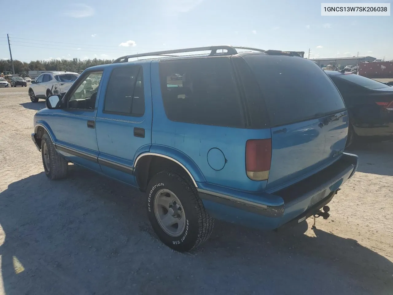 1995 Chevrolet Blazer VIN: 1GNCS13W7SK206038 Lot: 76593134