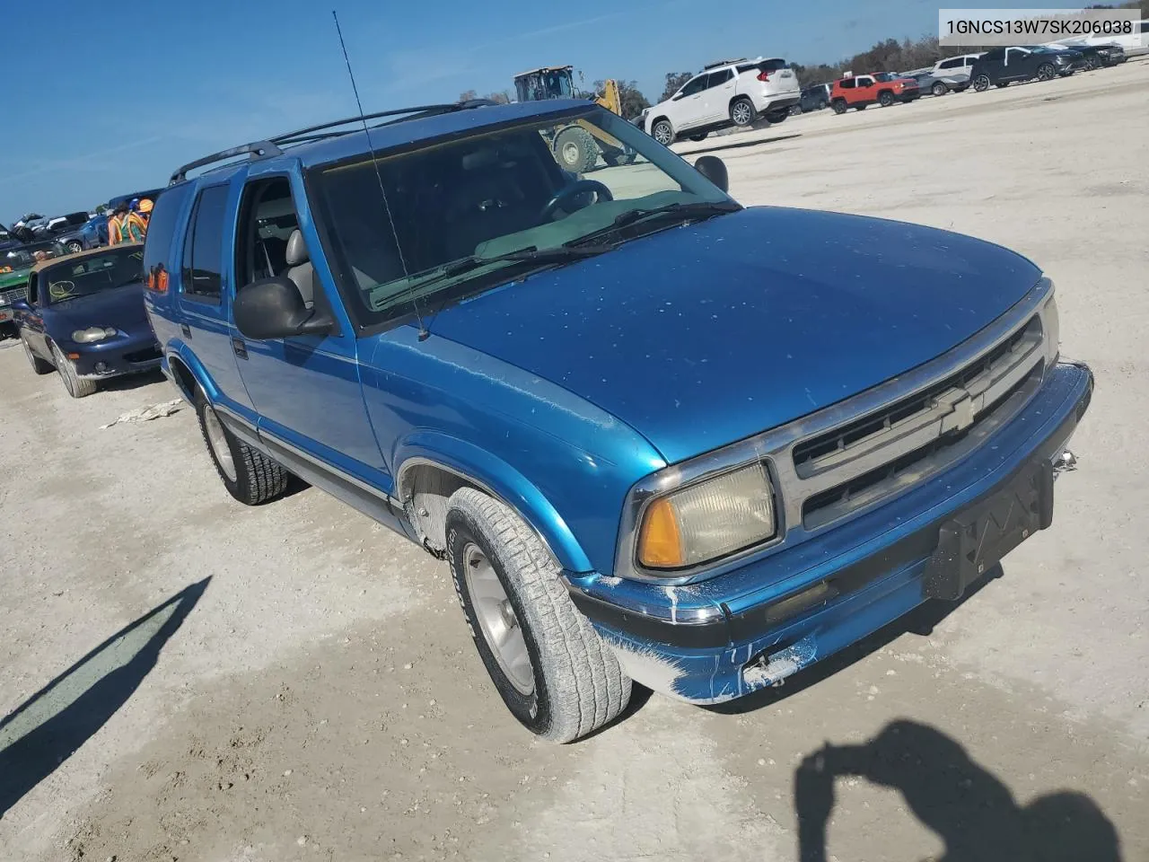 1995 Chevrolet Blazer VIN: 1GNCS13W7SK206038 Lot: 76593134