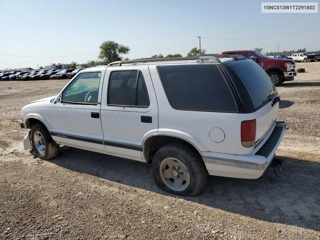 1996 Chevrolet Blazer VIN: 1GNCS13W1T2291802 Lot: 70521694