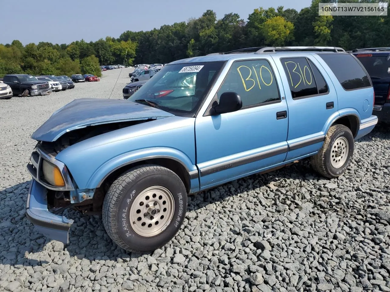 1997 Chevrolet Blazer VIN: 1GNDT13W7V2156165 Lot: 66759394