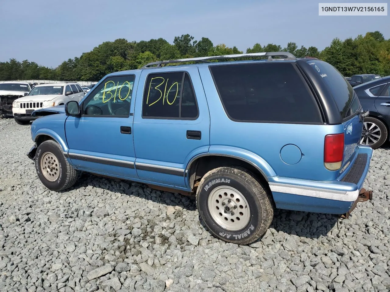 1997 Chevrolet Blazer VIN: 1GNDT13W7V2156165 Lot: 66759394