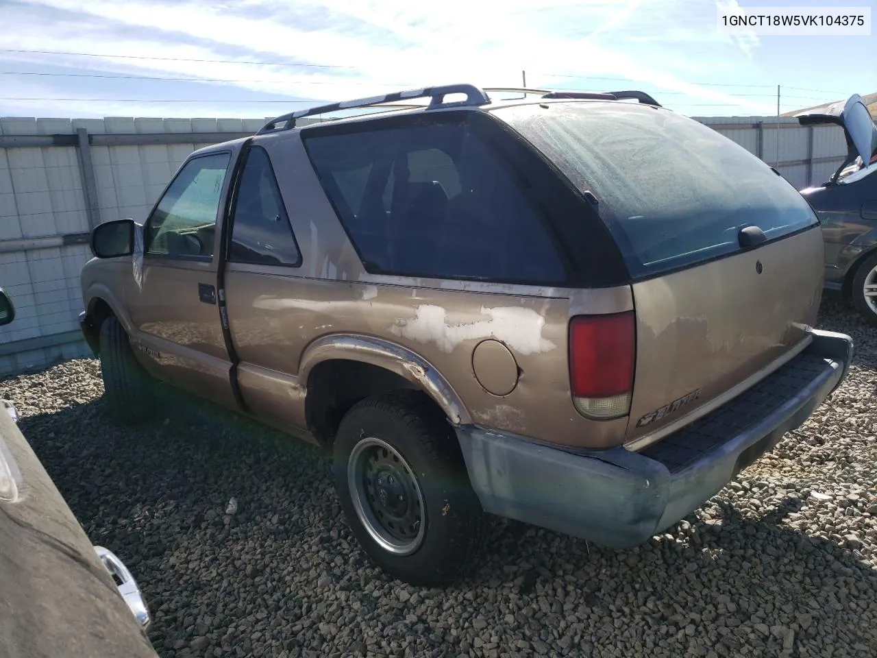 1997 Chevrolet Blazer VIN: 1GNCT18W5VK104375 Lot: 75667574