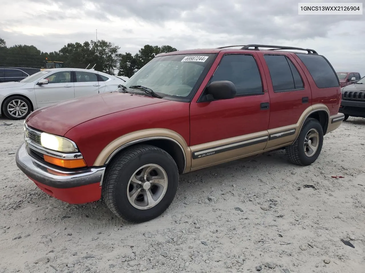 1999 Chevrolet Blazer VIN: 1GNCS13WXX2126904 Lot: 69987244