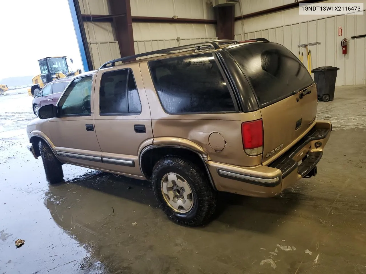 1999 Chevrolet Blazer VIN: 1GNDT13W1X2116473 Lot: 73282054