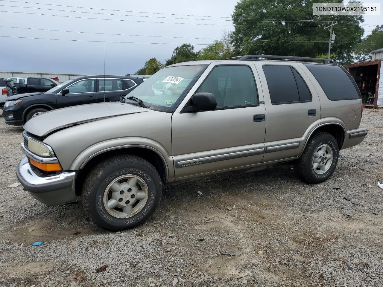 1999 Chevrolet Blazer VIN: 1GNDT13W0X2195151 Lot: 73743264