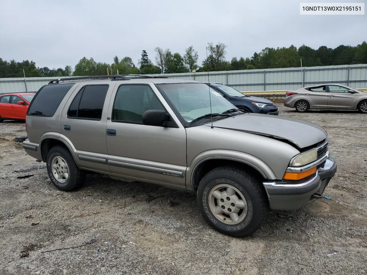 1999 Chevrolet Blazer VIN: 1GNDT13W0X2195151 Lot: 73743264