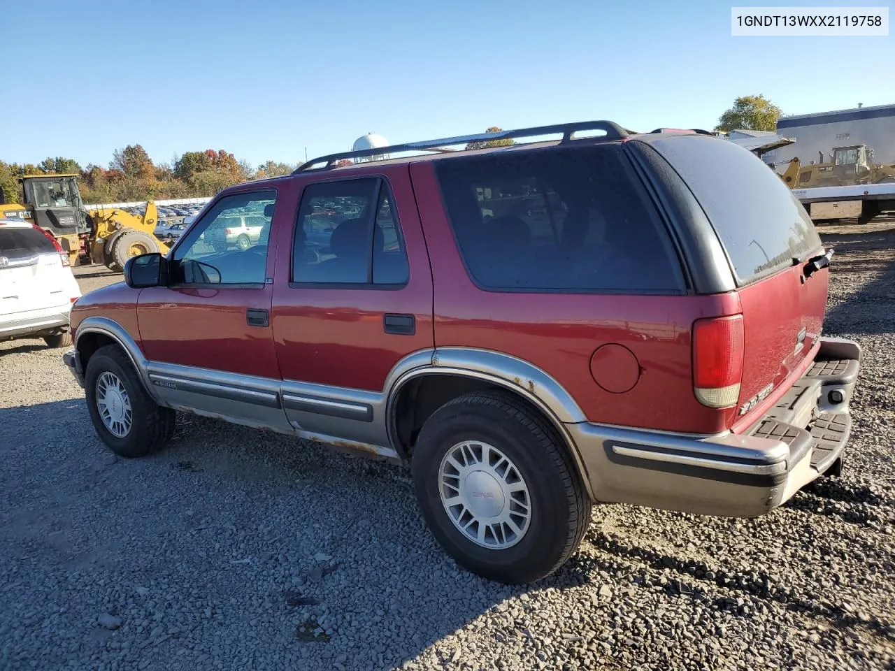 1GNDT13WXX2119758 1999 Chevrolet Blazer