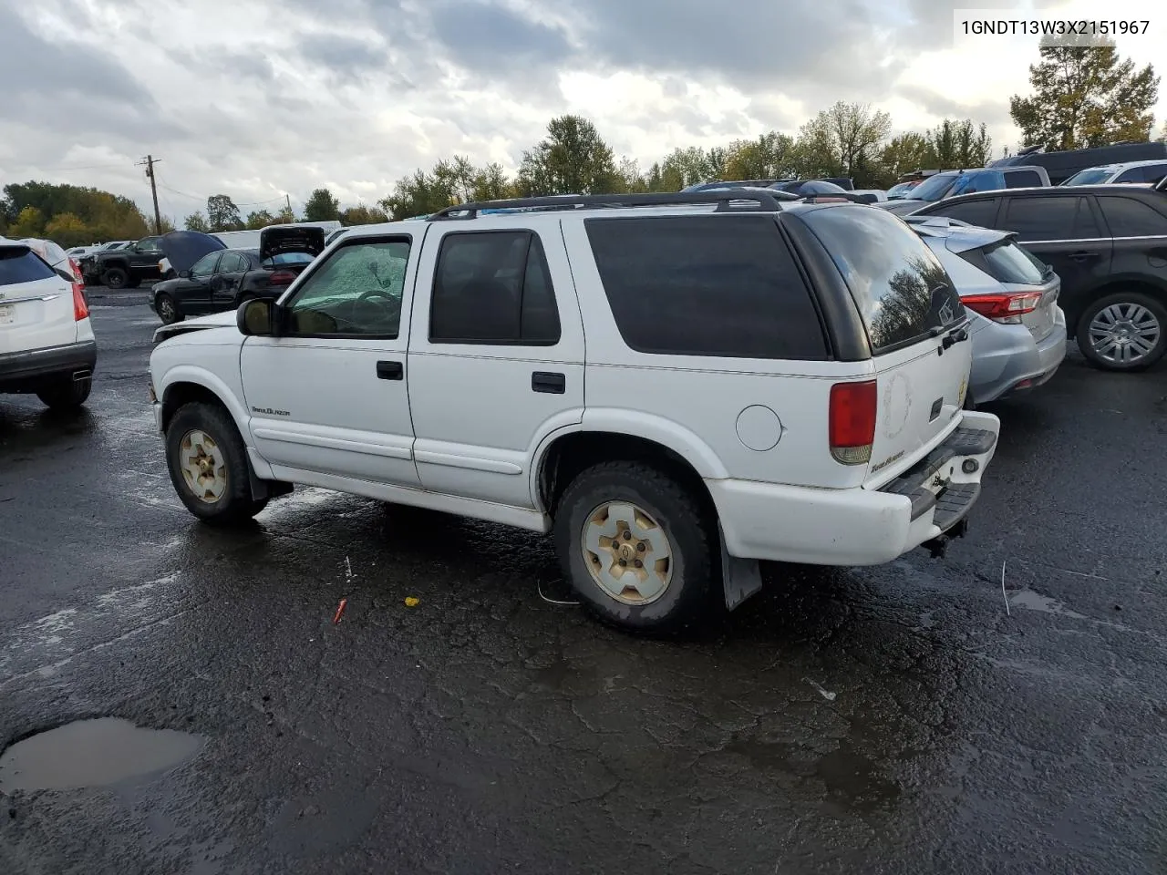 1999 Chevrolet Blazer VIN: 1GNDT13W3X2151967 Lot: 78264814