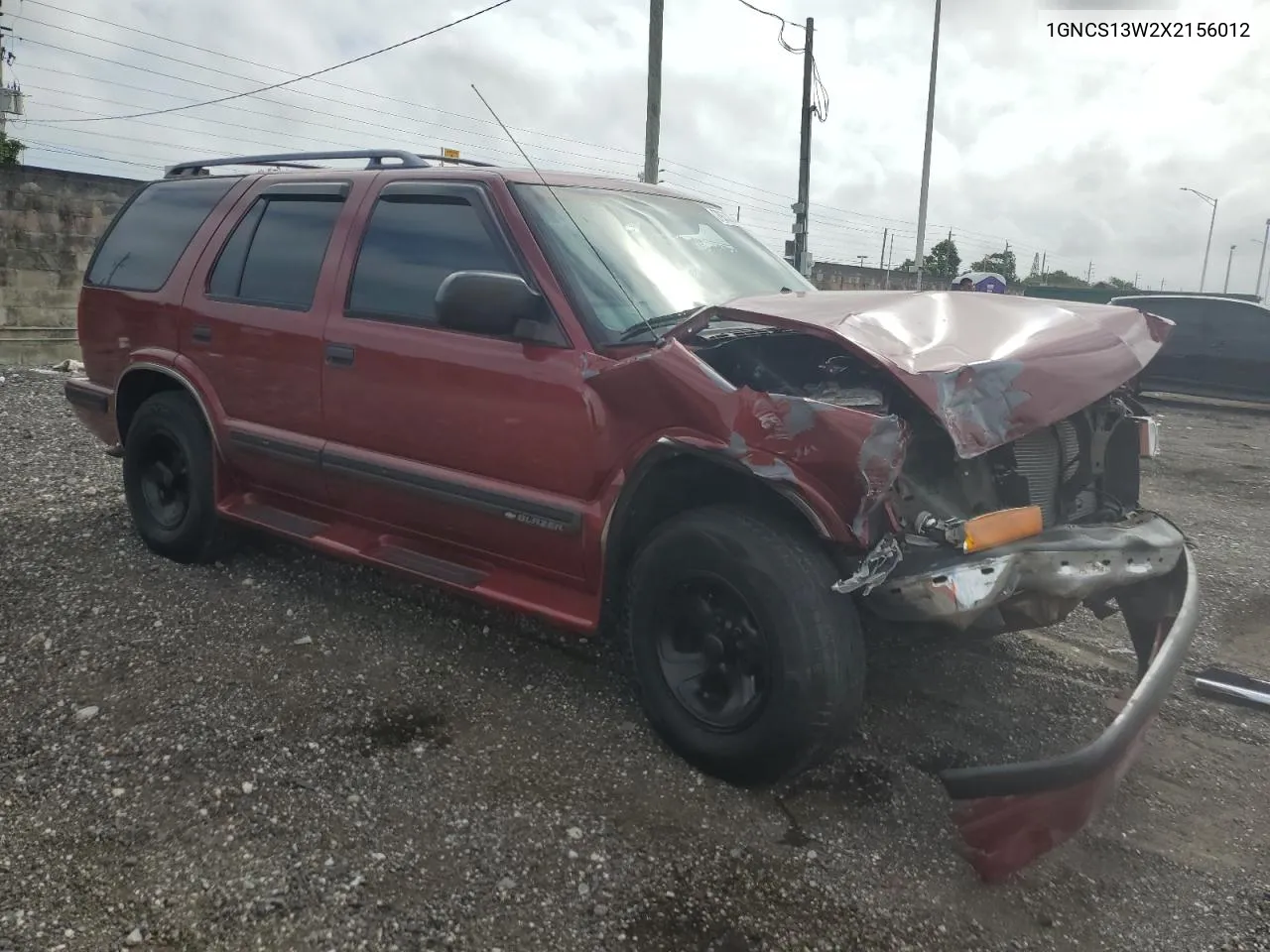 1999 Chevrolet Blazer VIN: 1GNCS13W2X2156012 Lot: 79730344