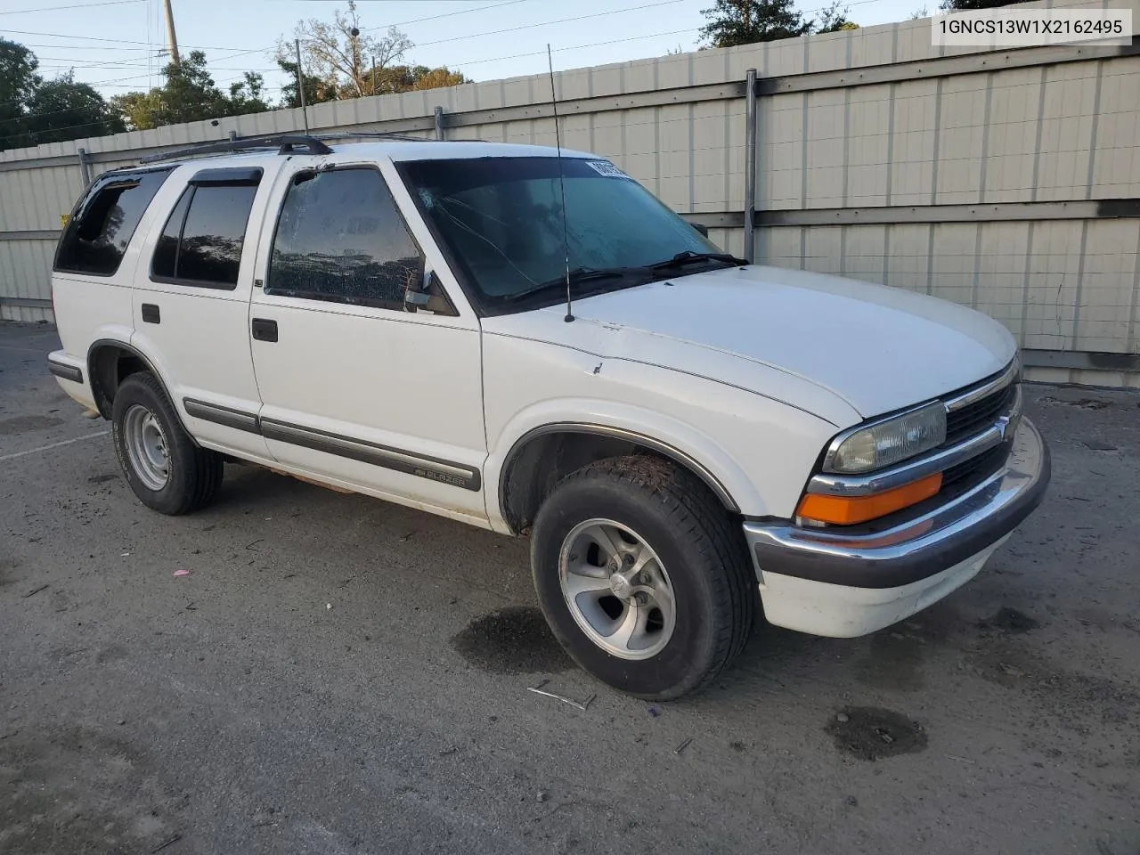 1999 Chevrolet Blazer VIN: 1GNCS13W1X2162495 Lot: 80019274