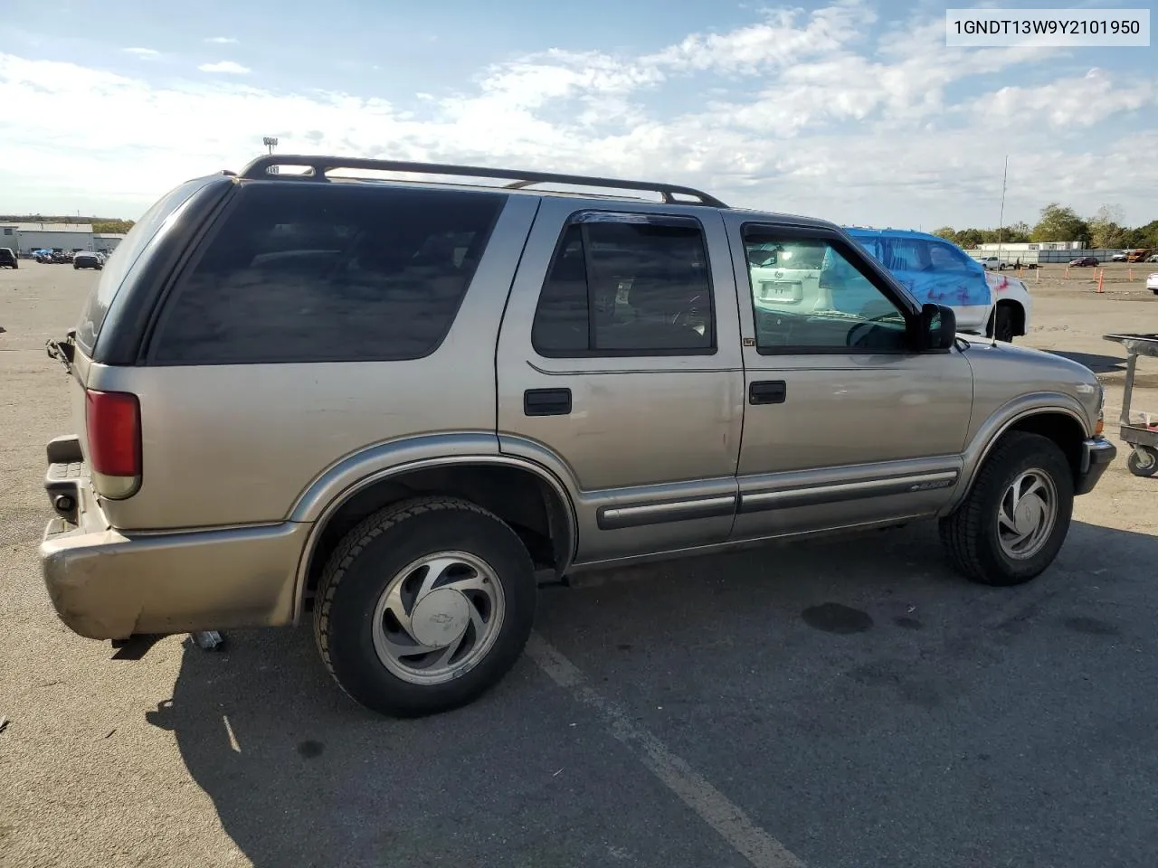 2000 Chevrolet Blazer VIN: 1GNDT13W9Y2101950 Lot: 75248194