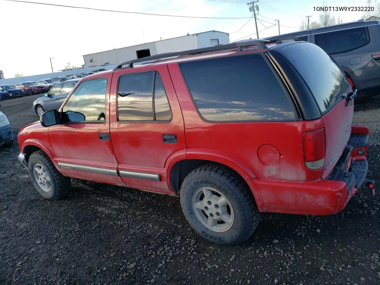 2000 Chevrolet Blazer VIN: 1GNDT13W9Y2332220 Lot: 76414824