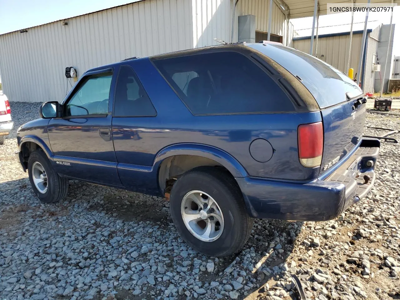 2000 Chevrolet Blazer VIN: 1GNCS18W0YK207971 Lot: 77089384