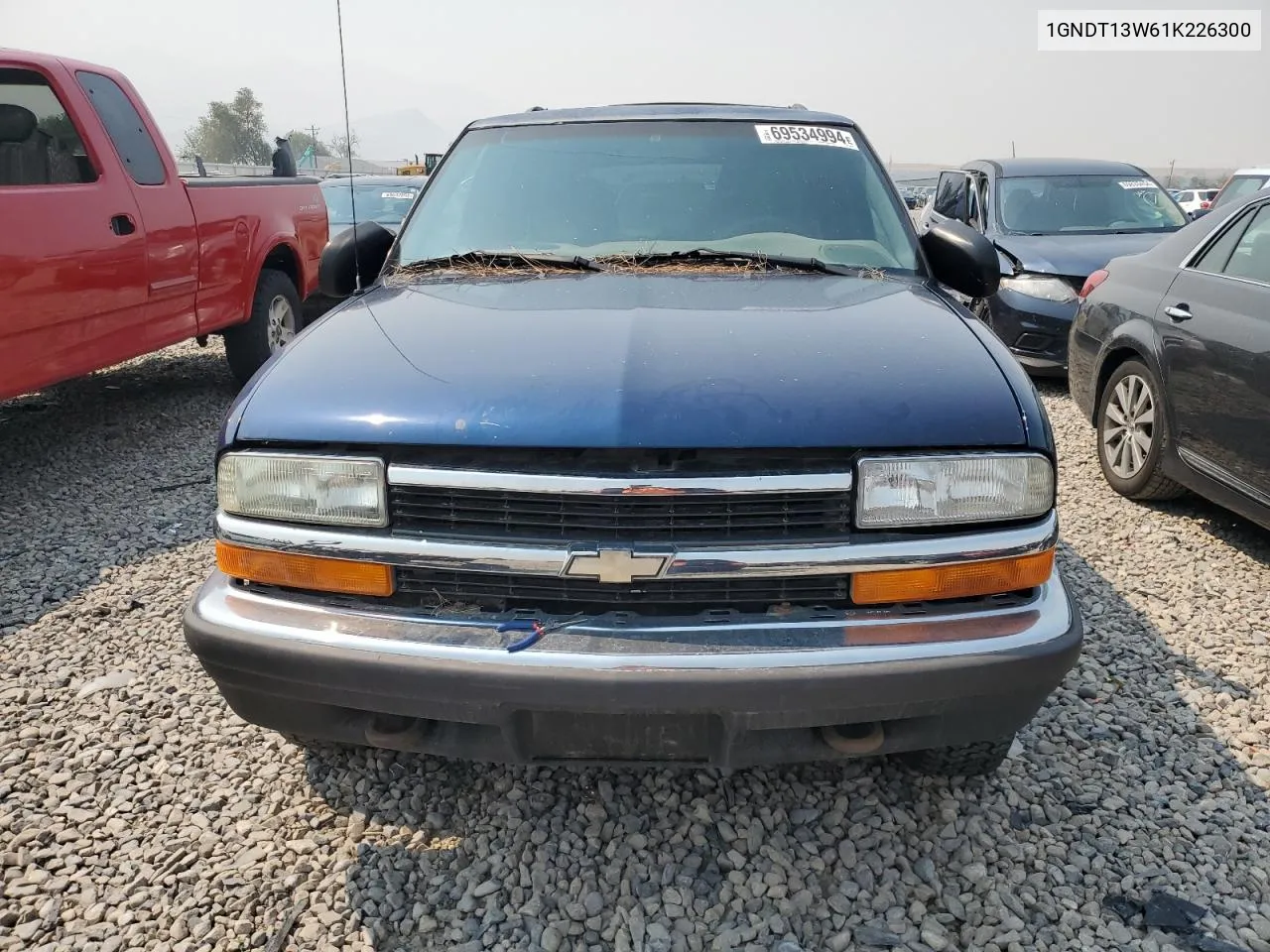 2001 Chevrolet Blazer VIN: 1GNDT13W61K226300 Lot: 69534994