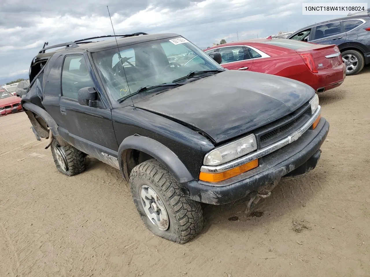 2001 Chevrolet Blazer VIN: 1GNCT18W41K108024 Lot: 69710694