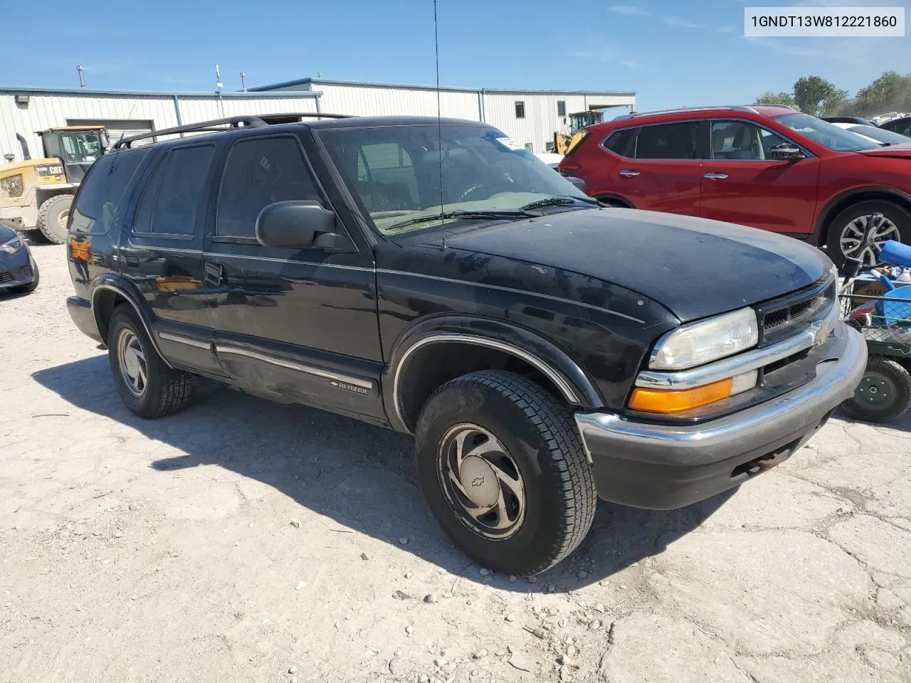 2001 Chevrolet Blazer VIN: 1GNDT13W812221860 Lot: 74085514