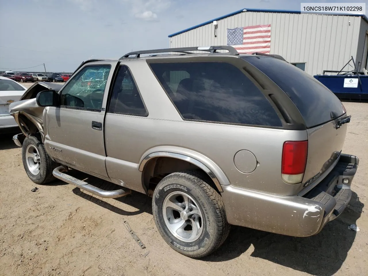 2001 Chevrolet Blazer VIN: 1GNCS18W71K102298 Lot: 74227024