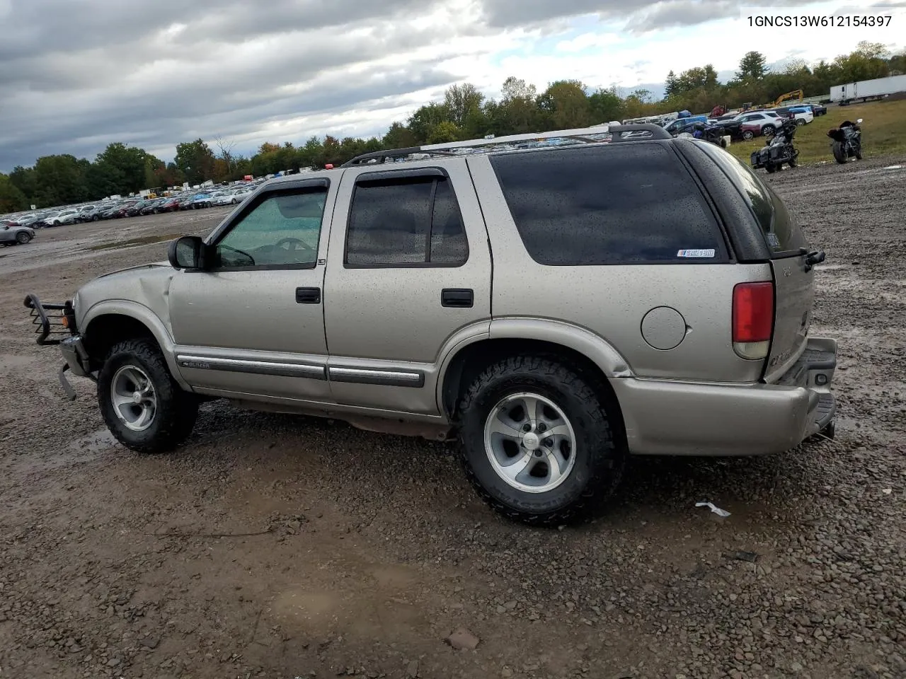 2001 Chevrolet Blazer VIN: 1GNCS13W612154397 Lot: 74453764