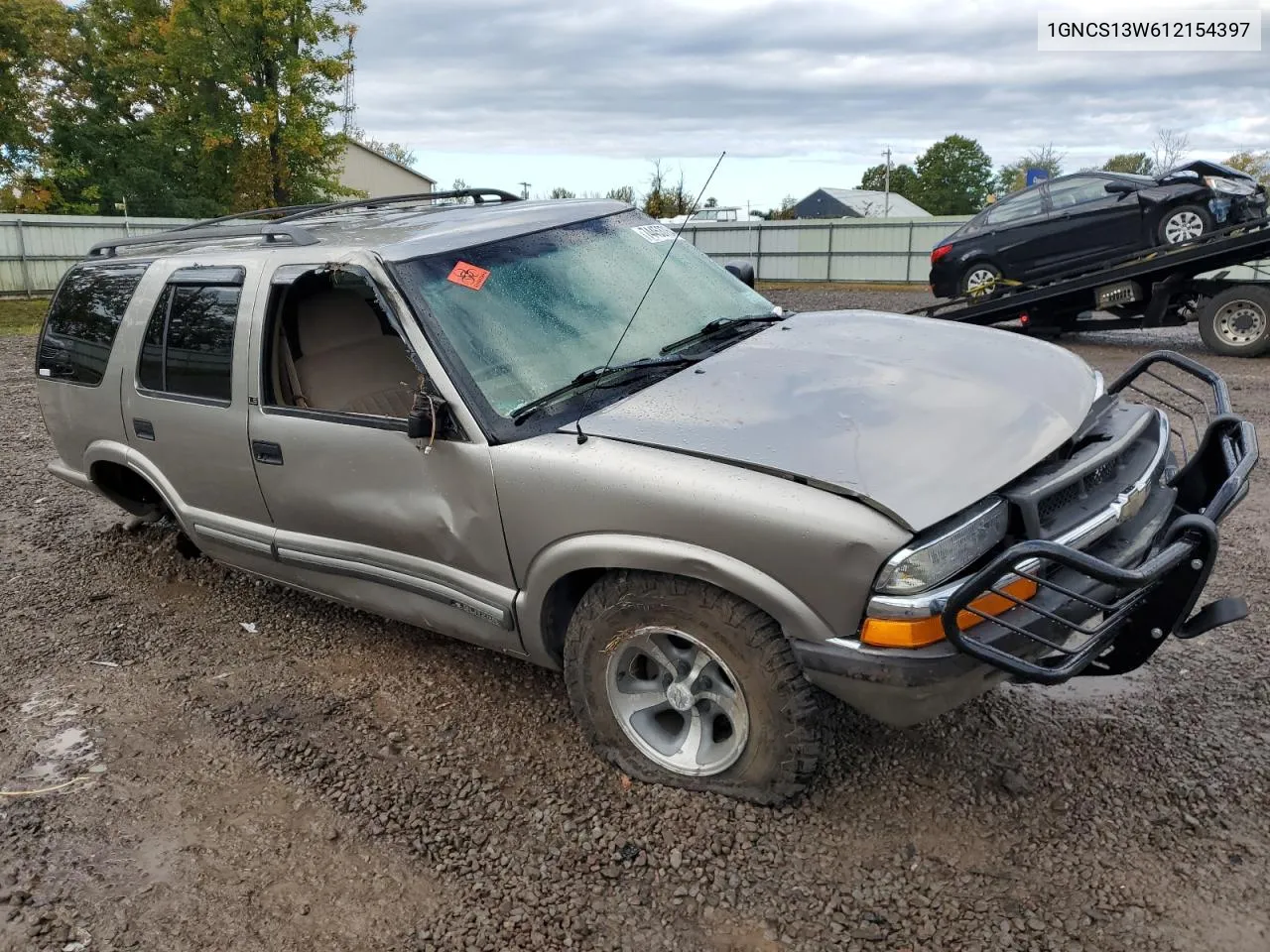 2001 Chevrolet Blazer VIN: 1GNCS13W612154397 Lot: 74453764