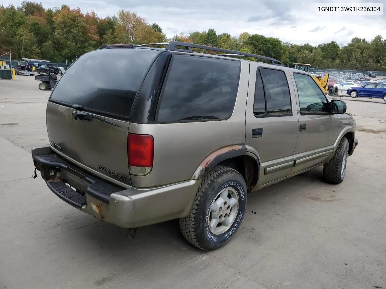 2001 Chevrolet Blazer VIN: 1GNDT13W91K236304 Lot: 74893274