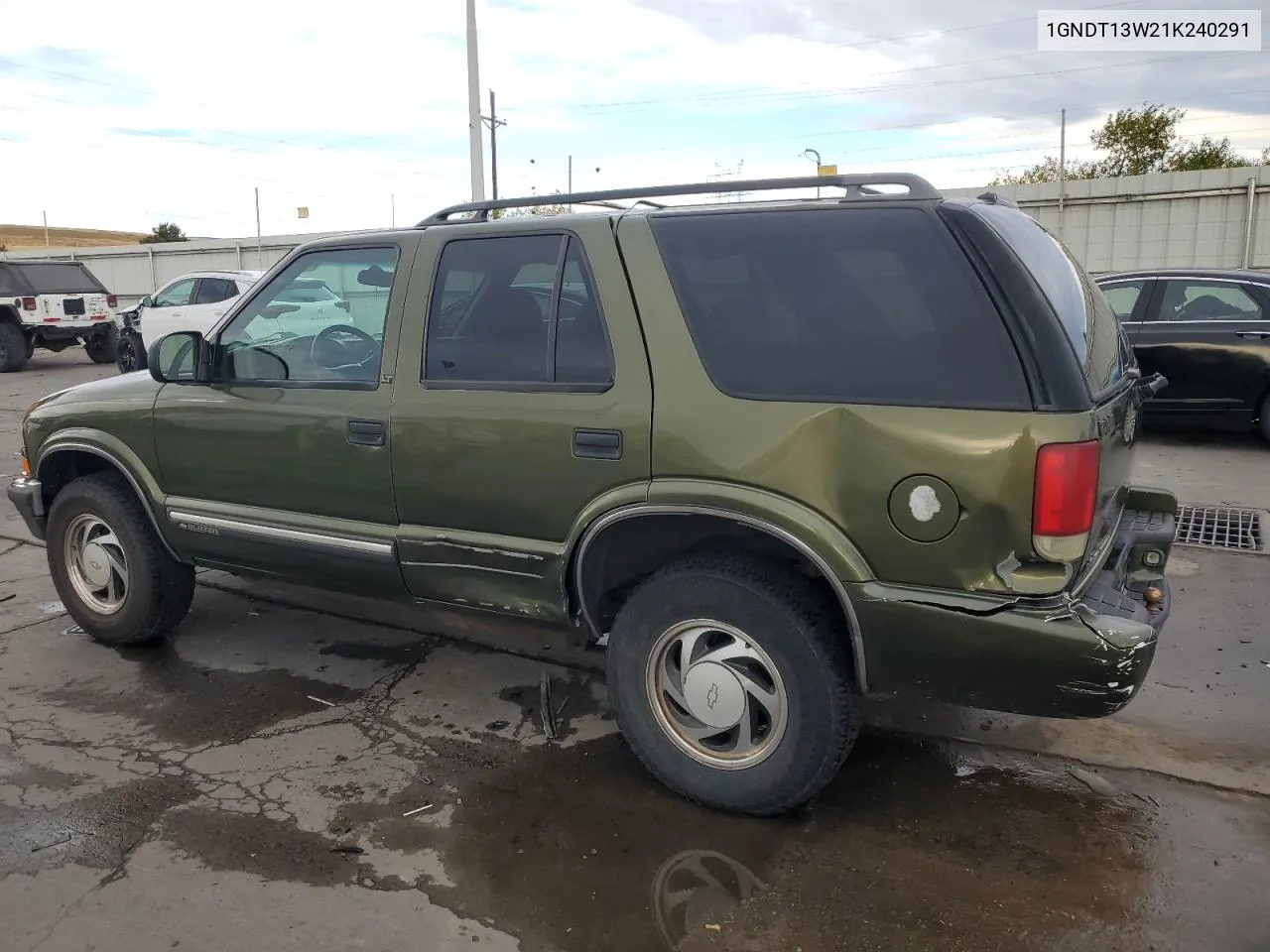 2001 Chevrolet Blazer VIN: 1GNDT13W21K240291 Lot: 76192674