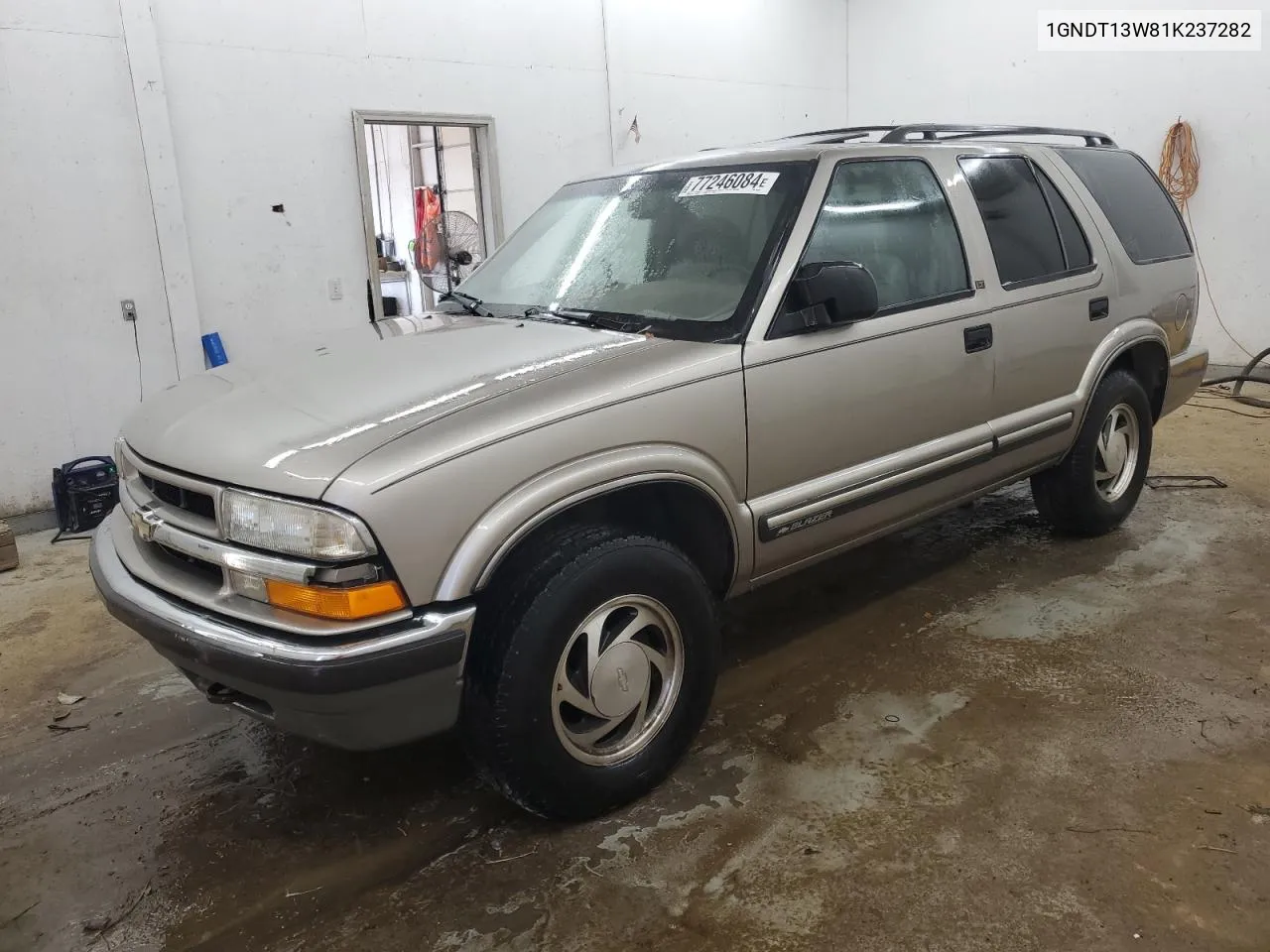 2001 Chevrolet Blazer VIN: 1GNDT13W81K237282 Lot: 77246084