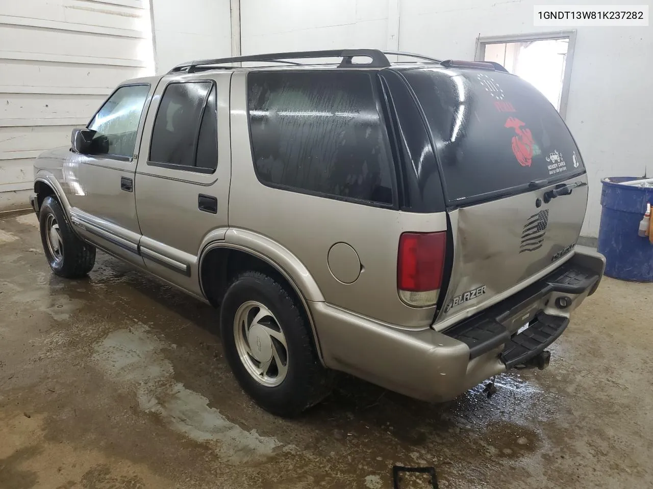 2001 Chevrolet Blazer VIN: 1GNDT13W81K237282 Lot: 77246084