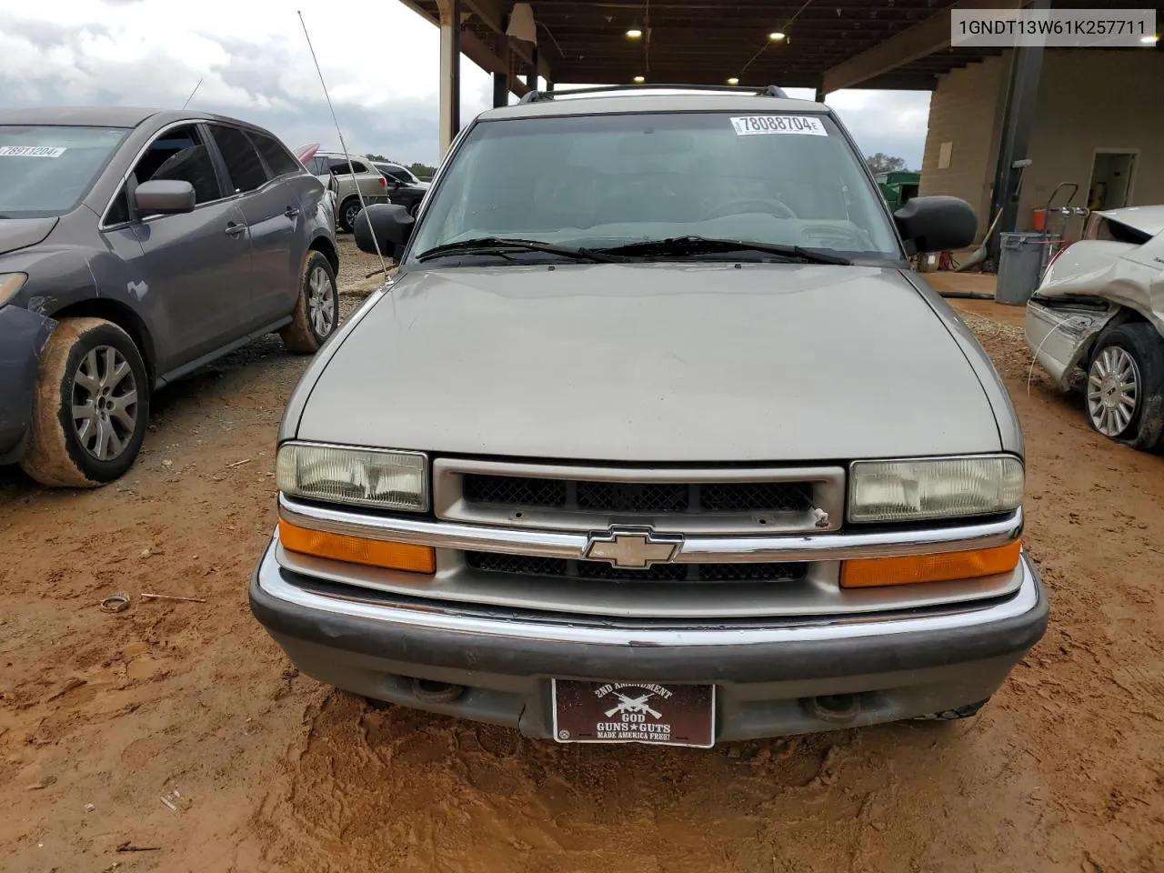 2001 Chevrolet Blazer VIN: 1GNDT13W61K257711 Lot: 78088704