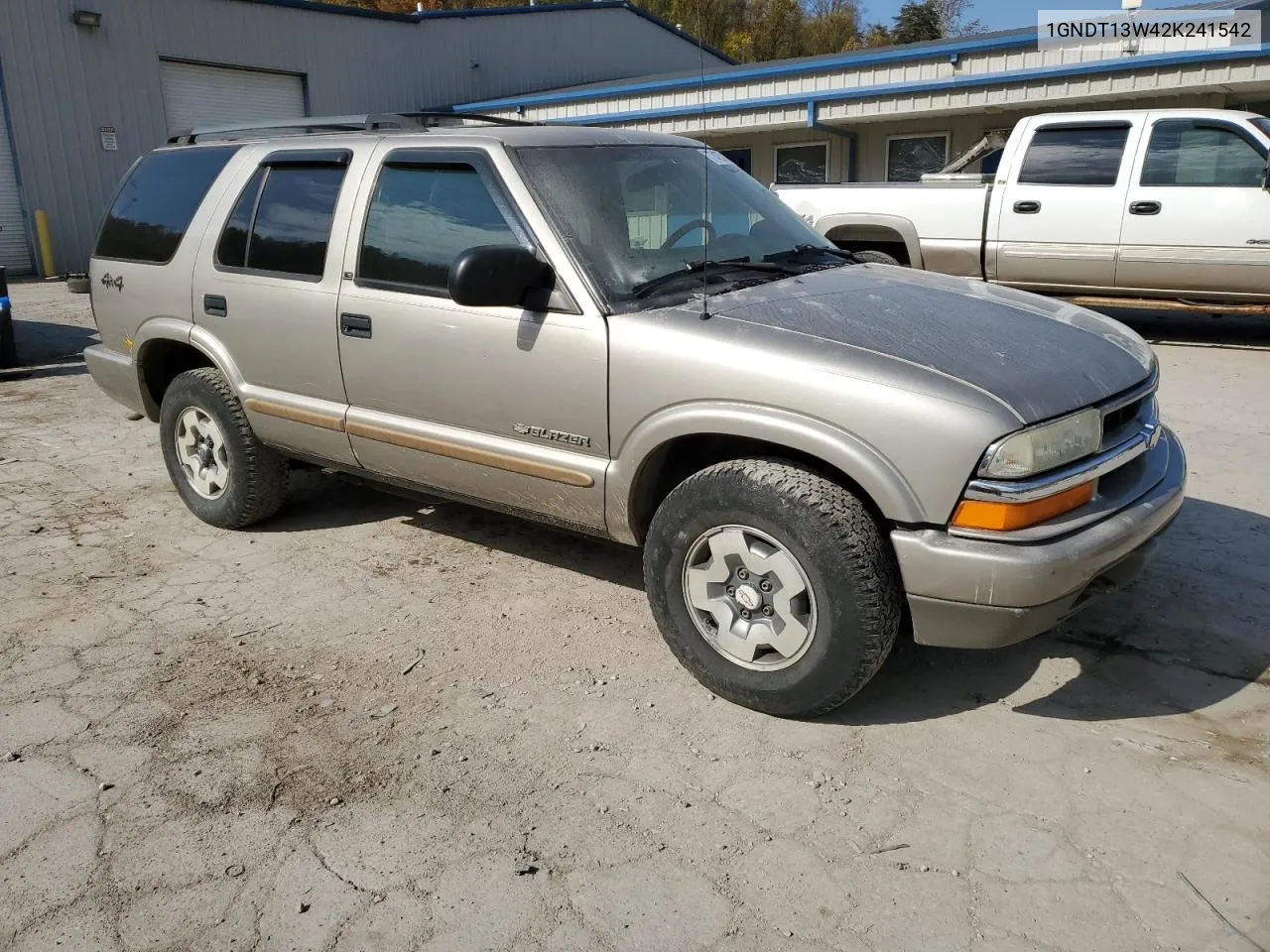 2002 Chevrolet Blazer VIN: 1GNDT13W42K241542 Lot: 77425714