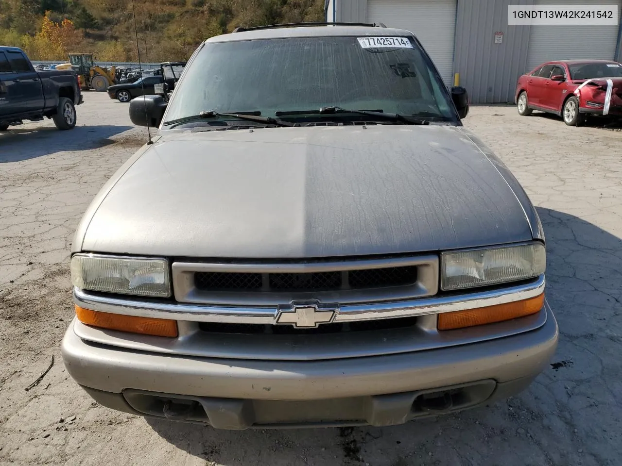 2002 Chevrolet Blazer VIN: 1GNDT13W42K241542 Lot: 77425714