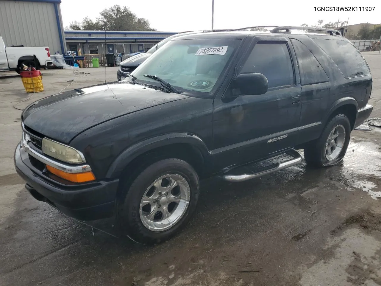 2002 Chevrolet Blazer VIN: 1GNCS18W52K111907 Lot: 78907894