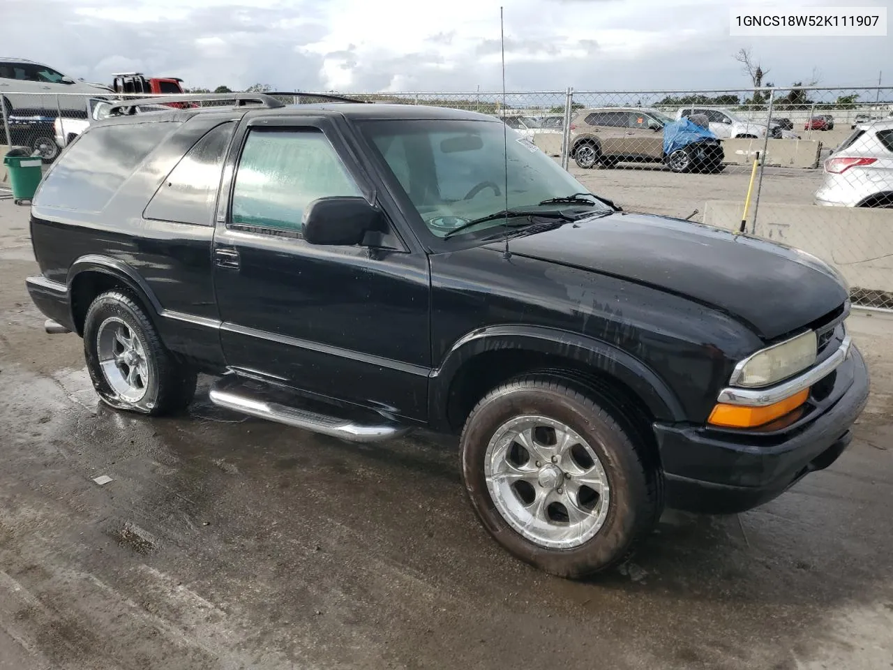 2002 Chevrolet Blazer VIN: 1GNCS18W52K111907 Lot: 78907894