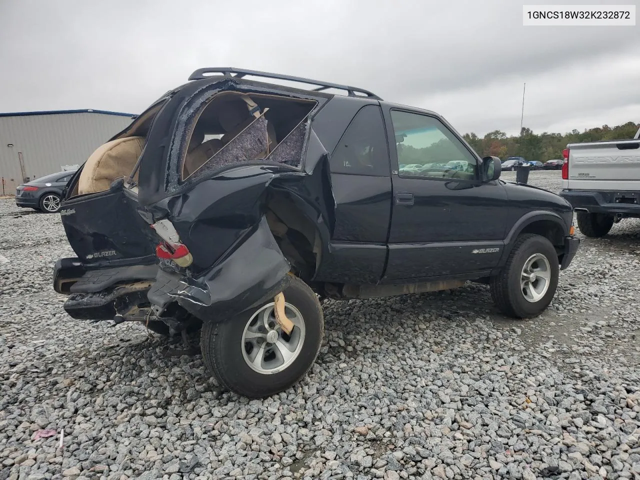 2002 Chevrolet Blazer VIN: 1GNCS18W32K232872 Lot: 79888924