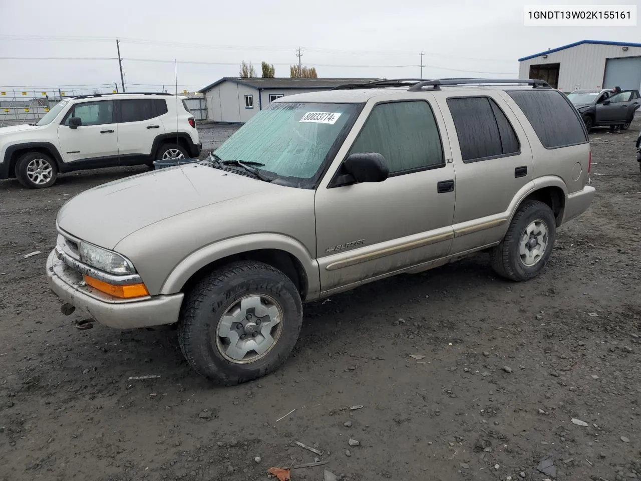 2002 Chevrolet Blazer VIN: 1GNDT13W02K155161 Lot: 80033774