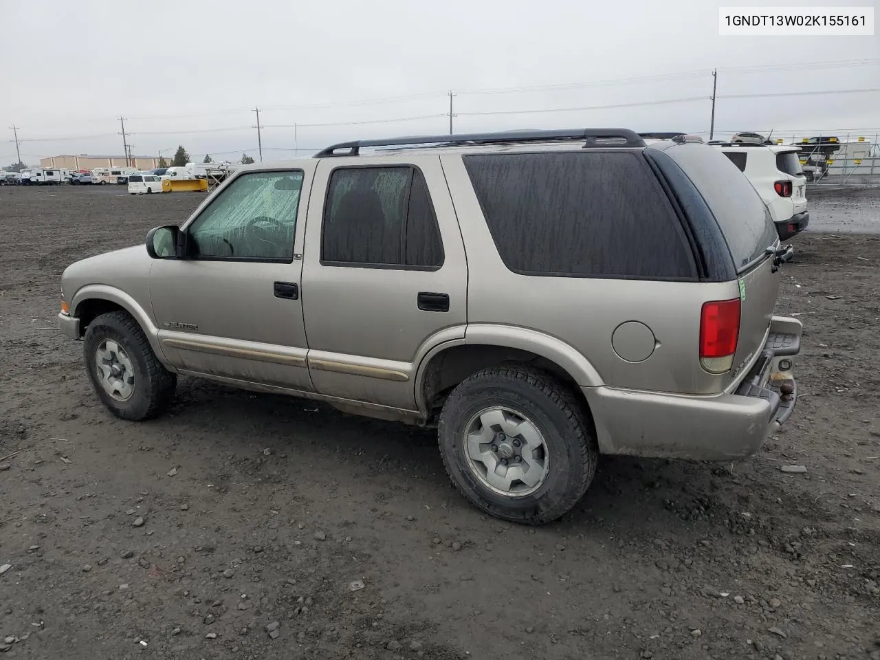 2002 Chevrolet Blazer VIN: 1GNDT13W02K155161 Lot: 80033774