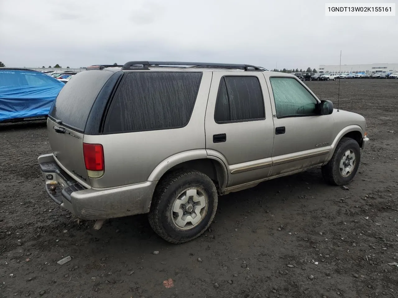 2002 Chevrolet Blazer VIN: 1GNDT13W02K155161 Lot: 80033774