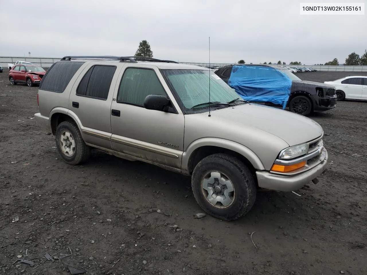 2002 Chevrolet Blazer VIN: 1GNDT13W02K155161 Lot: 80033774