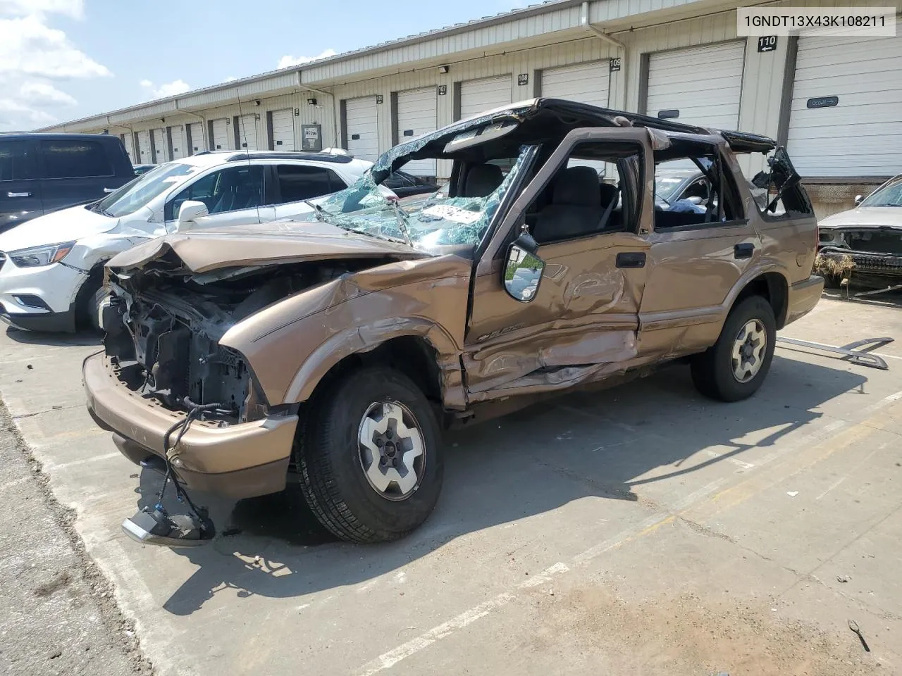 2003 Chevrolet Blazer VIN: 1GNDT13X43K108211 Lot: 66562474