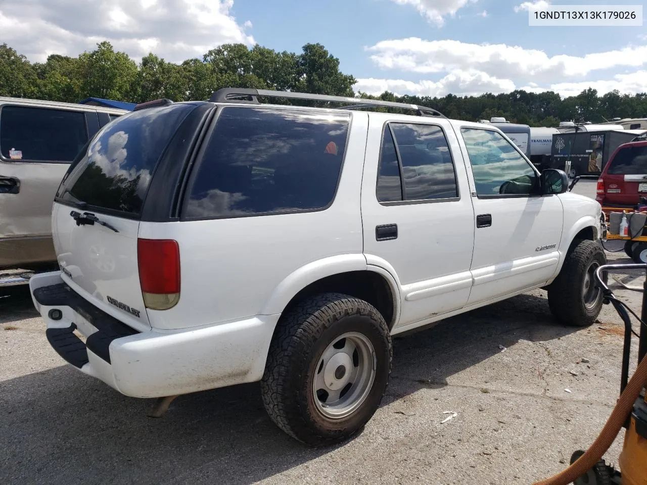 2003 Chevrolet Blazer VIN: 1GNDT13X13K179026 Lot: 71979684