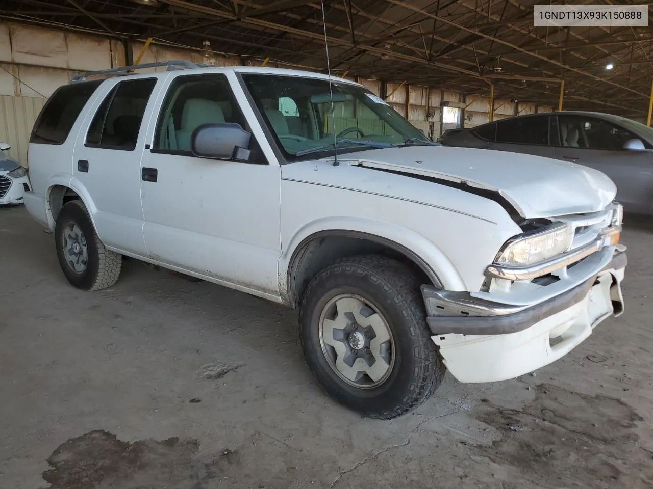 2003 Chevrolet Blazer VIN: 1GNDT13X93K150888 Lot: 73050684