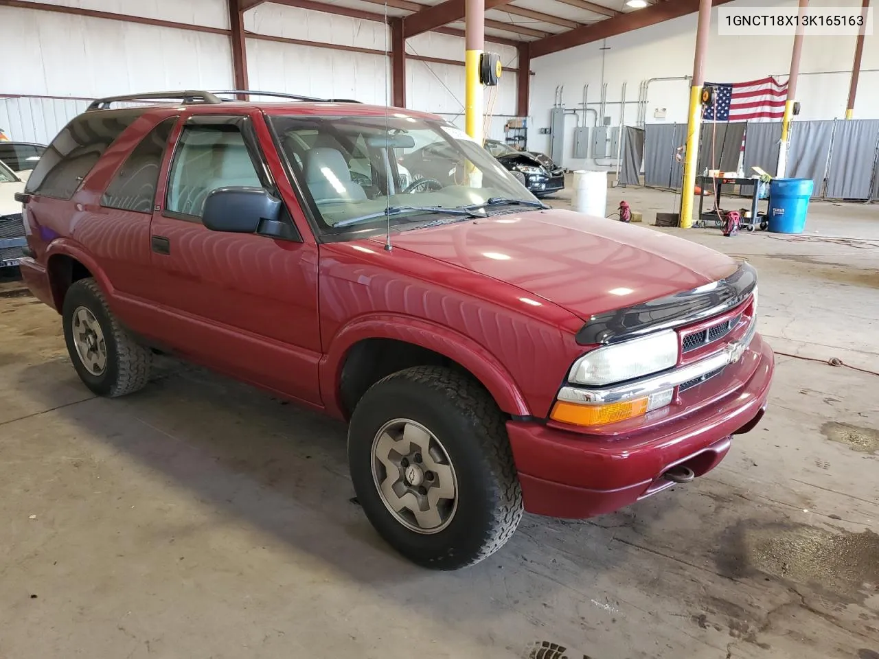 2003 Chevrolet Blazer VIN: 1GNCT18X13K165163 Lot: 78693034