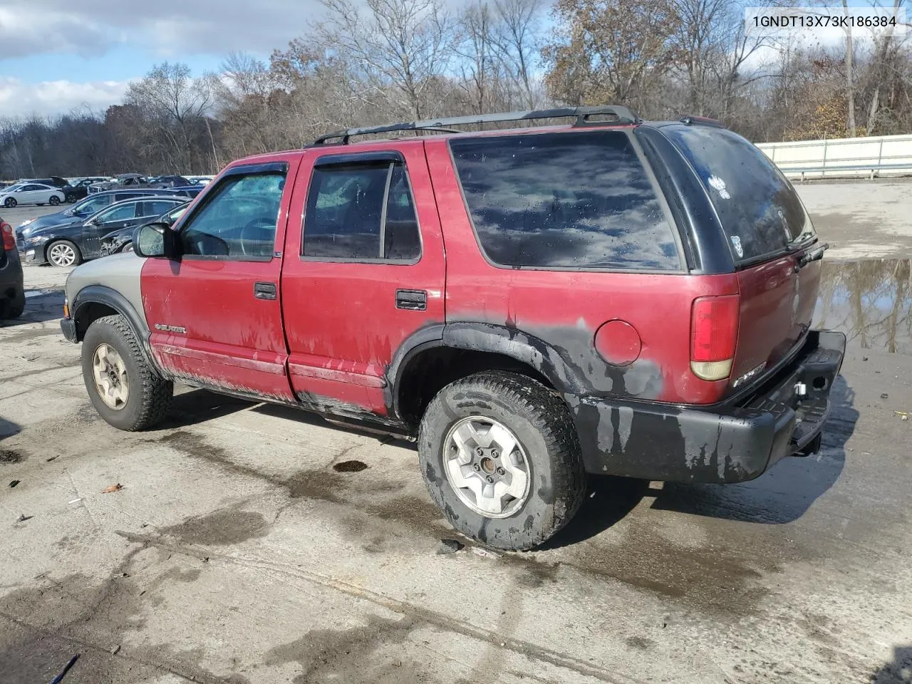 2003 Chevrolet Blazer VIN: 1GNDT13X73K186384 Lot: 78837914