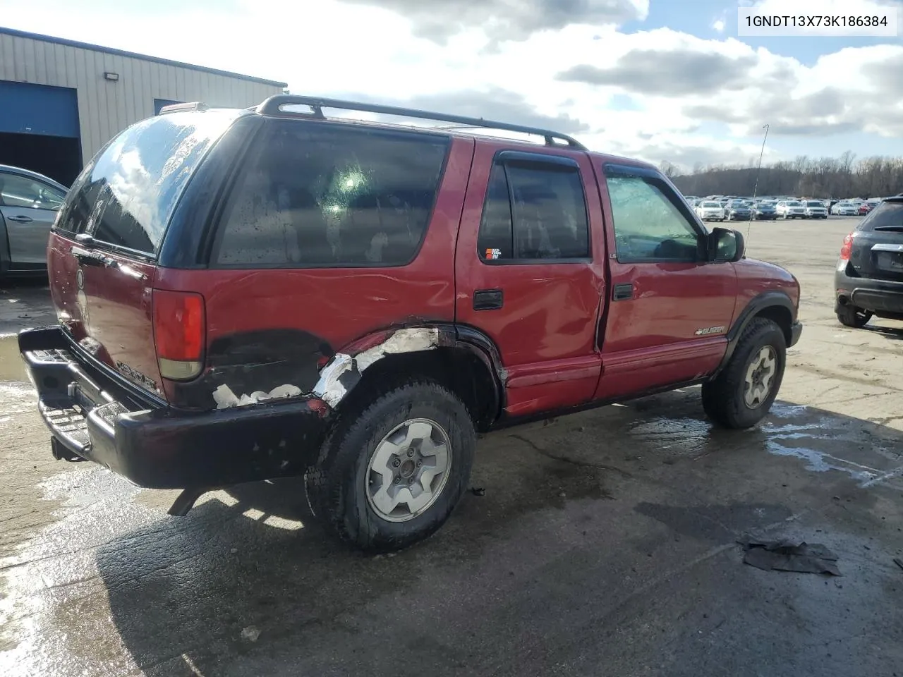 2003 Chevrolet Blazer VIN: 1GNDT13X73K186384 Lot: 78837914