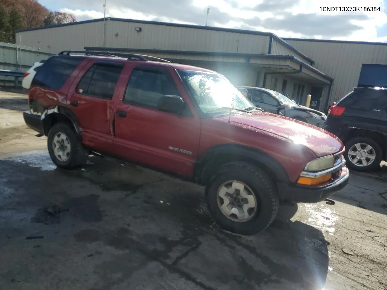 2003 Chevrolet Blazer VIN: 1GNDT13X73K186384 Lot: 78837914