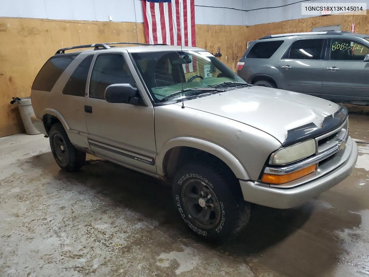 2003 Chevrolet Blazer VIN: 1GNCS18X13K145014 Lot: 80925074